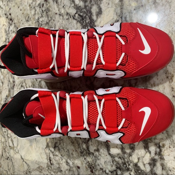 NEW Nike Air More Uptempo 720 QS 2 University Red - Picture 3 of 8